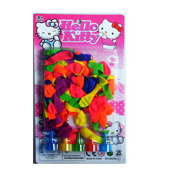 Small Balloons (80Pcs) + Funnels (5Pcs)